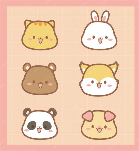 cute chibi animals